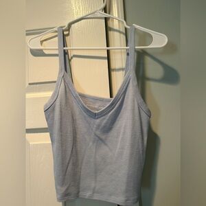 American Eagle baby blue cropped tank